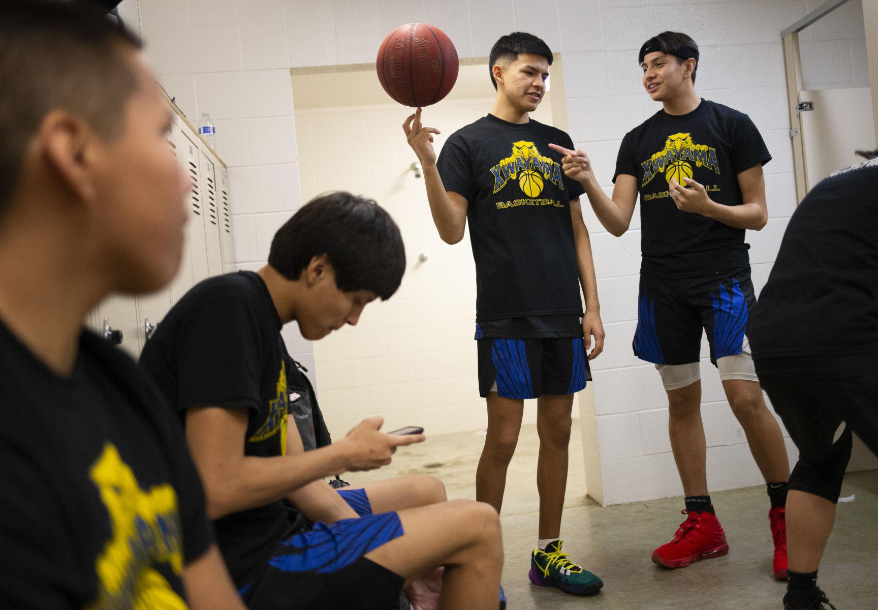 Jan. 24, 2020 | Yakama Nation Tribal School basketball athletes